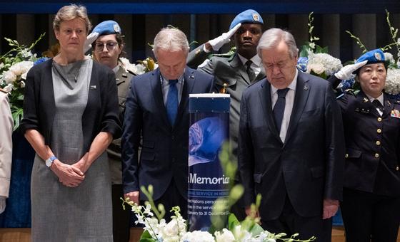 L'ONU rend hommage aux 77 employés décédés dans l'exercice de leurs fonctions l'an dernier